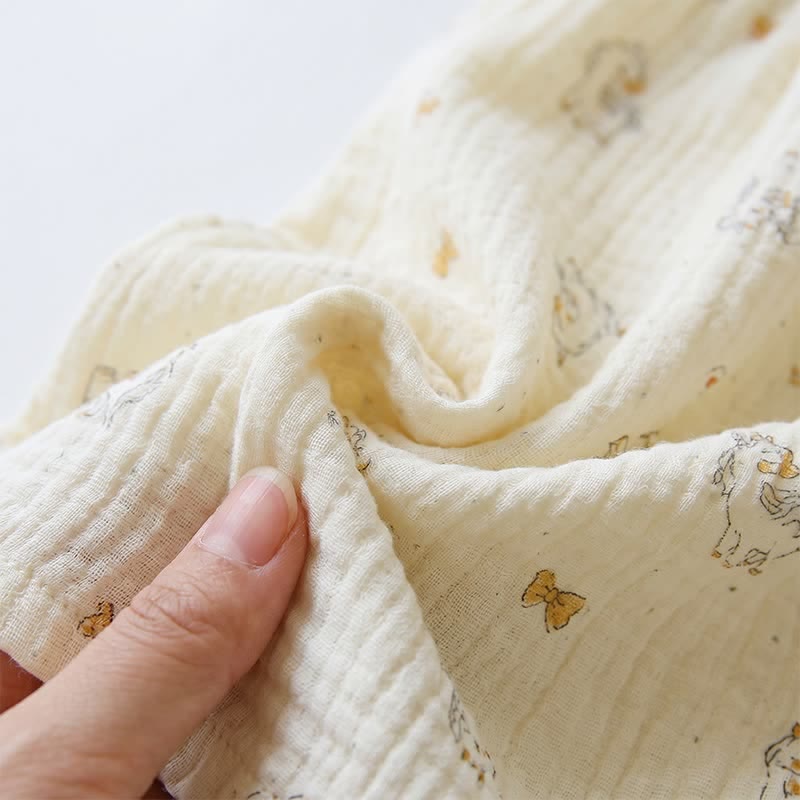 Ruffled Horse Cotton Gauze Cami Pajamas - image 6