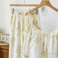 Ruffled Botanical Leaf Cotton Cami Pajamas - image 2