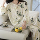 Pastoral Floral Long Sleeve Women's Pajamas - image 9