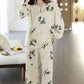 Pastoral Floral Long Sleeve Women's Pajamas - image 6