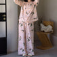 Pastoral Floral Long Sleeve Women's Pajamas - image 3