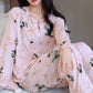 Pastoral Floral Long Sleeve Women's Pajamas - image 2