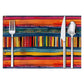 Colorful Striped Bohemian Linen Placemat - image 1