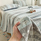 Fair Isle Style Cotton Gauze Quilt - image 2