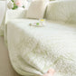 Artistic Sunflower Chenille Sofa Throw Blanket - image 4
