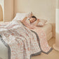 Pink Ocean Life Reversible Quilt Set - image 8