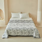 Branch & Floral Reversible Quilt Set - image 5