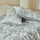Branch & Floral Reversible Quilt Set - image 10