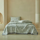 Tropical Palm Leaf Reversible Quilt Set - image 1