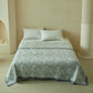 Tropical Palm Leaf Reversible Quilt Set - image 6