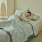Tropical Palm Leaf Reversible Quilt Set - image 9