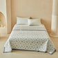 Neutral Star Pattern Reversible Quilt Set - image 9