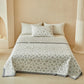 Neutral Star Pattern Reversible Quilt Set - image 3