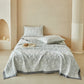 Botanical Leaf Print Quilt Set - image 2