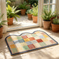 Retro Patchwork Wave Edge Rug - image 2