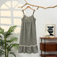 Black White Gingham Ruffle Nightdress - image 5