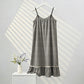 Black White Gingham Ruffle Nightdress - image 4