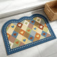 Vintage Heart Check Arch Entry Rug - image 3