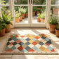 Retro Patchwork Wave Edge Rug - image 2