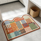 Retro Patchwork Wave Edge Rug - image 3