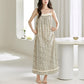 Vintage Abstract Print Cami Nightgown - image 6