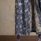 Ownkoti Indigo Blue Vintage Floral Kimono Robe - image 6