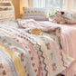 Pink Bow Bear Washed Cotton Bedding Set - image 2