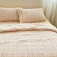 Sweetheart Beige Quilted Polyester Bedding Set - image 1