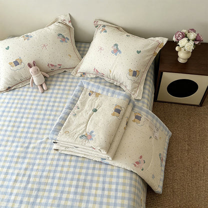 Pure Cotton Whimsical Print Bedding Set - Colorful - Queen - Bedding Set - image 0