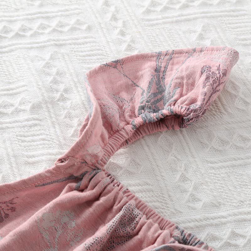 Bamboo Ruffled Strap Cotton Cami Nightgown - image 3