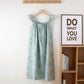 Bamboo Ruffled Strap Cotton Cami Nightgown - Blue - One Size - image 7