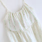 Fresh Floral Leaf Cotton Ruffle Nightgown - image 7