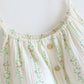 Fresh Floral Leaf Cotton Ruffle Nightgown - image 6