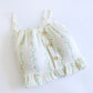 Fresh Floral Leaf Cotton Ruffle Nightgown - image 1
