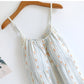 Sweet Floral Cotton Ruffle Cami Nightdress - image 4