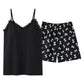 Cami & Bow Print Shorts Pajama Set - image 5