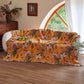 Boho Reversible Cotton GauzeTassel Blanket Quilt - image 3