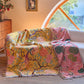 Exotic Garden 4-Layer Cotton Muslin Bedspread Quilt - image 5