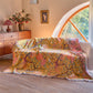Exotic Garden 4-Layer Cotton Muslin Bedspread Quilt - image 4