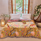 Exotic Garden 4-Layer Cotton Muslin Bedspread Quilt - image 1