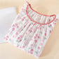 Pastoral Pink Floral Cotton Sleep Dress - image 2