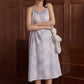 Lavender V-Neck Sleeveless Lounge Dress - image 4