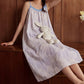 Lavender V-Neck Sleeveless Lounge Dress - image 2