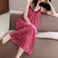 Rose Vine & Floral Cotton House Dress - image 6