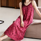 Rose Vine & Floral Cotton House Dress - image 4