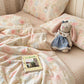 Cream Lace Bunny Cotton Bedding Set - image 2