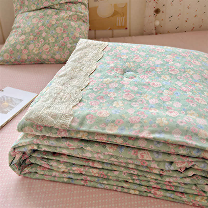 Lace Dream Floral Cotton Bedding Set - image 0