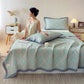 3-Layer Cotton Gauze Jacquard Bedspread Quilt - image 6