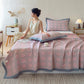 Cotton Gauze Yarn-Dyed Reversible Bedspread Quilt - image 3
