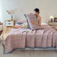 Cotton Gauze Yarn-Dyed Reversible Bedspread Quilt - image 4